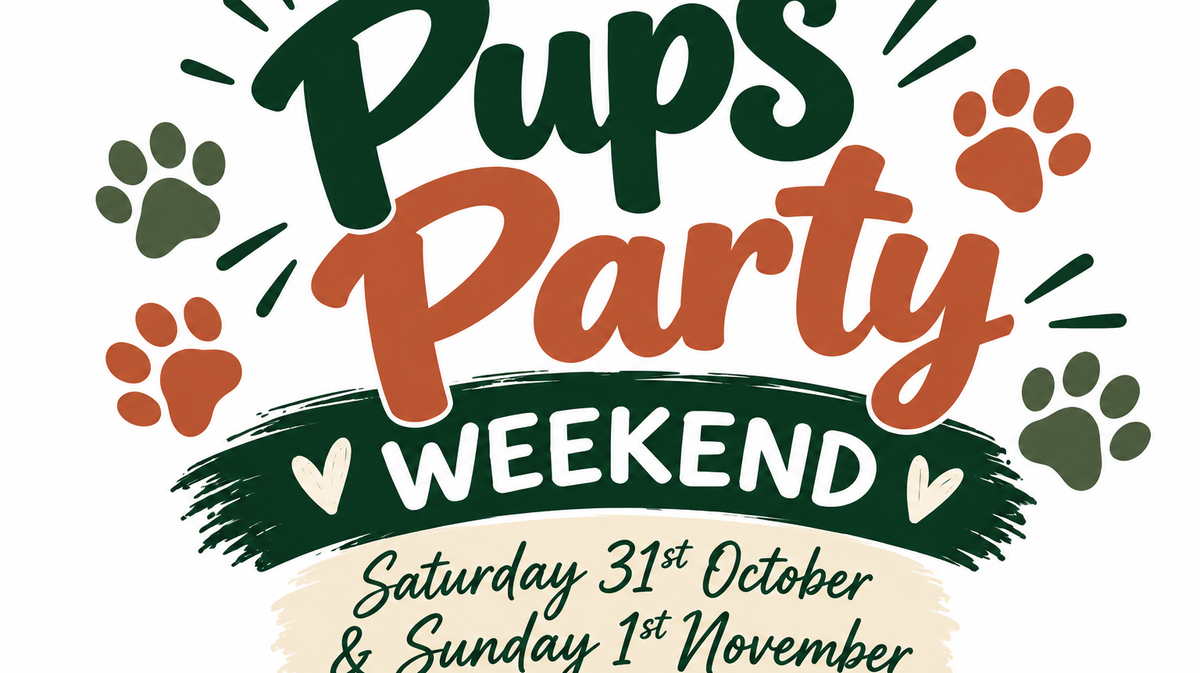 Pups Party Weekend at Country Ways Banchory – A Weekend of Four-Legged Fun