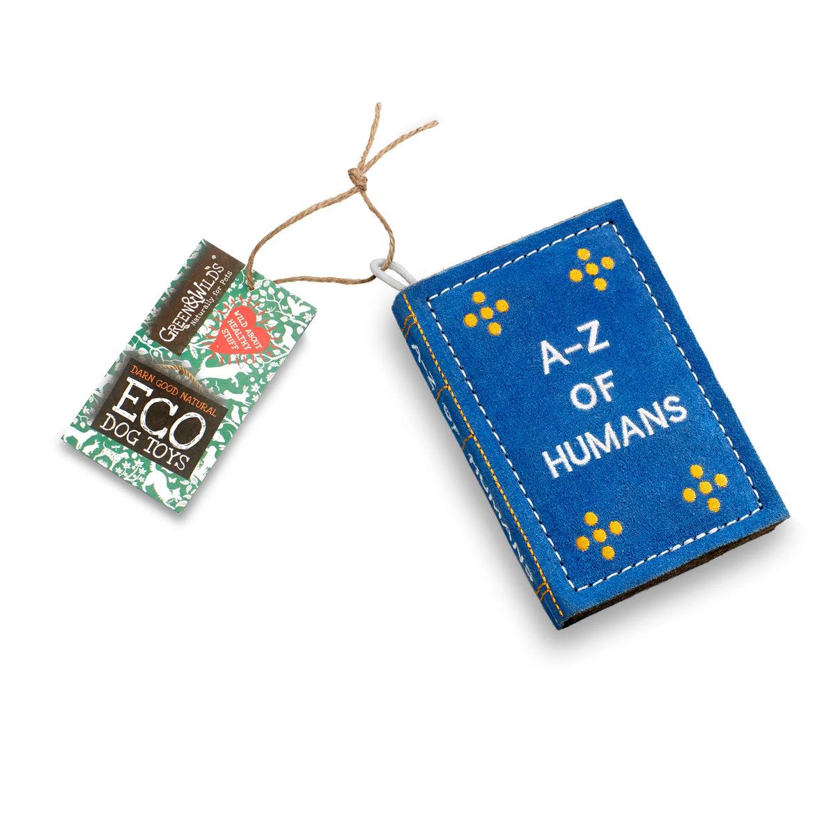 Green & Wild's 'A-Z of Humans' ECO Dog Toy