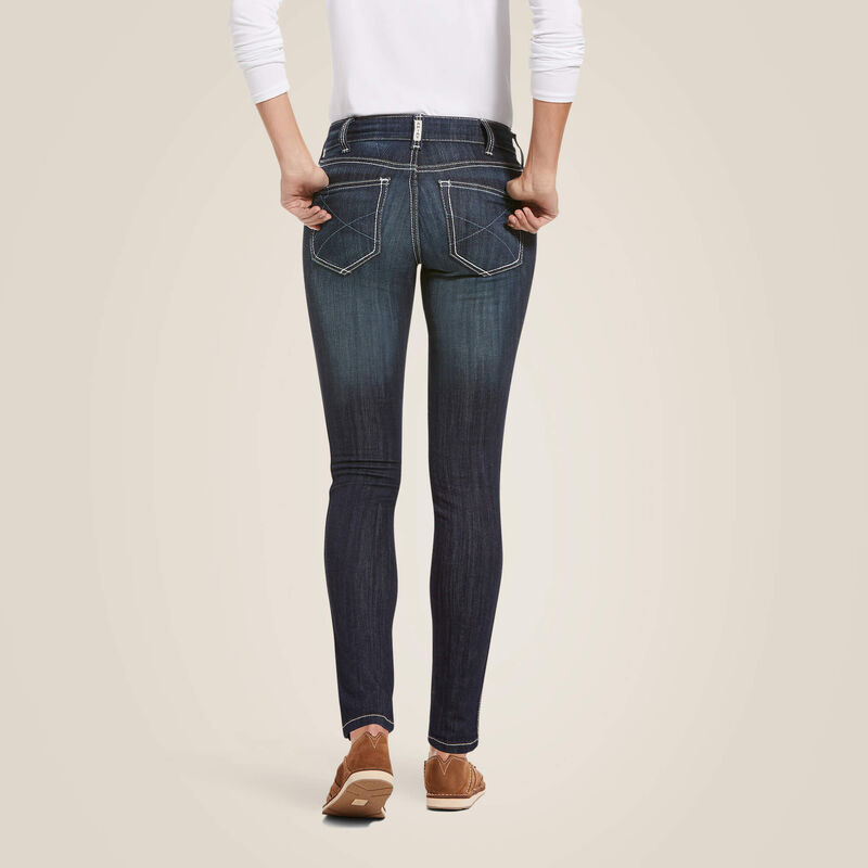Ariat Women's R.E.A.L. Mid Rise Outseam Ella Skinny Jean