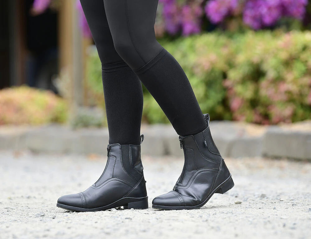 Saxon Syntovia Adult Zip Paddock Boots