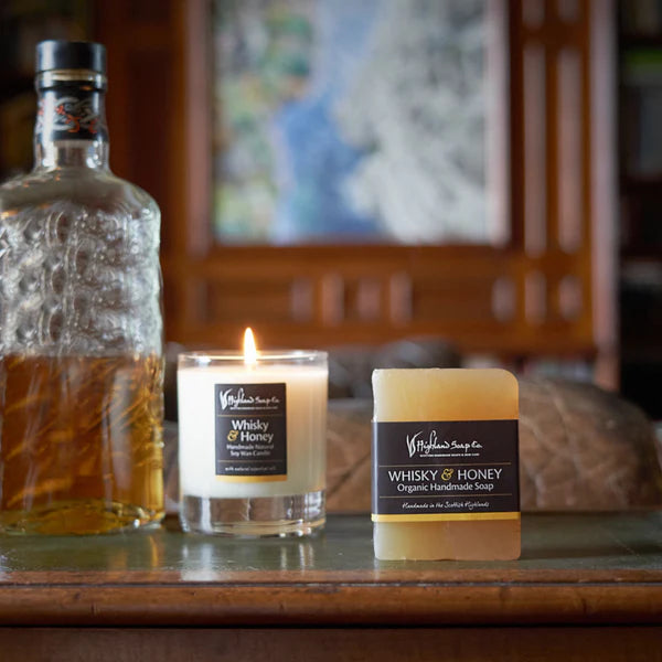 Highland Soap Co. Whisky and Honey Soap Bar (Old Style)