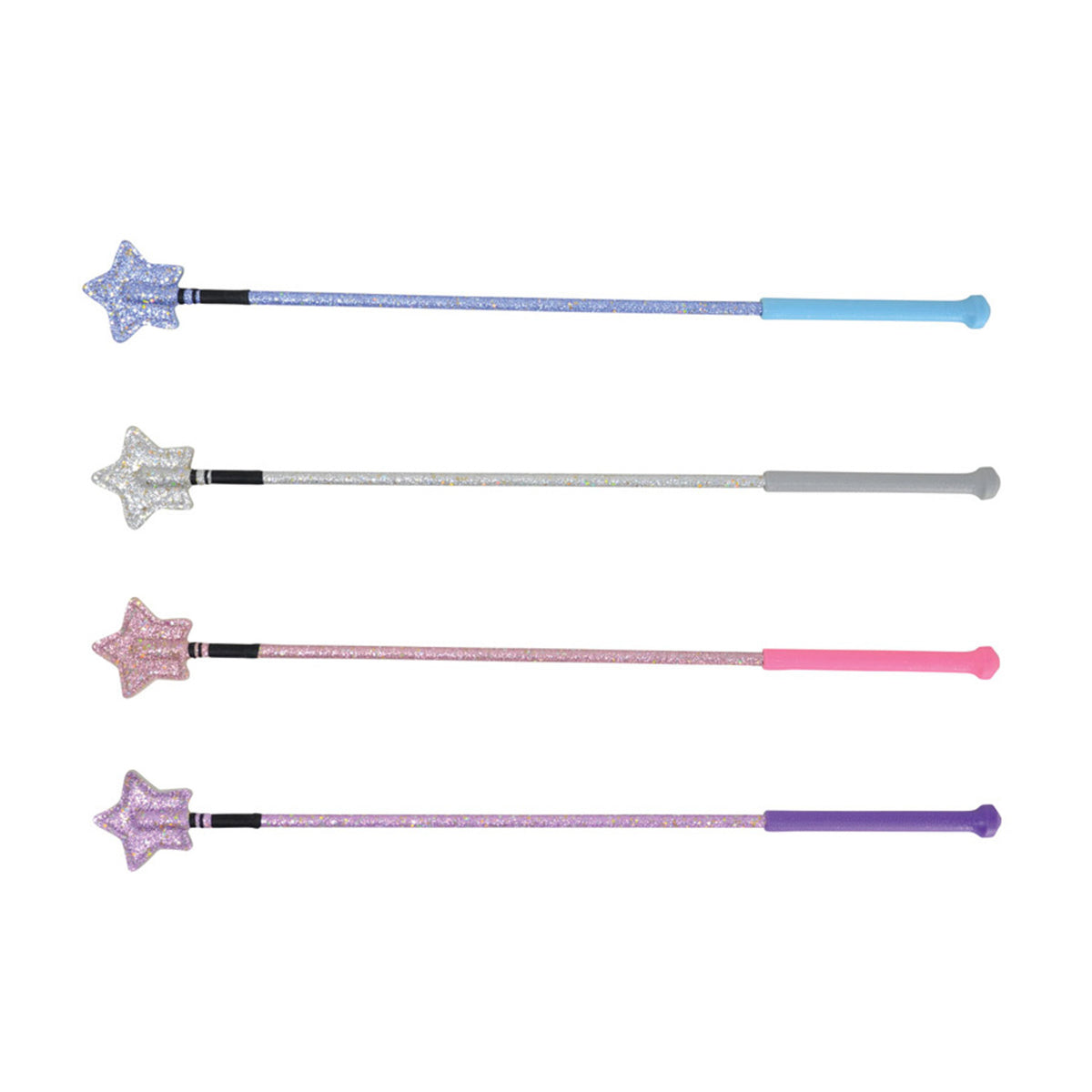 HY Equestrian Glitter Star Riding Whip