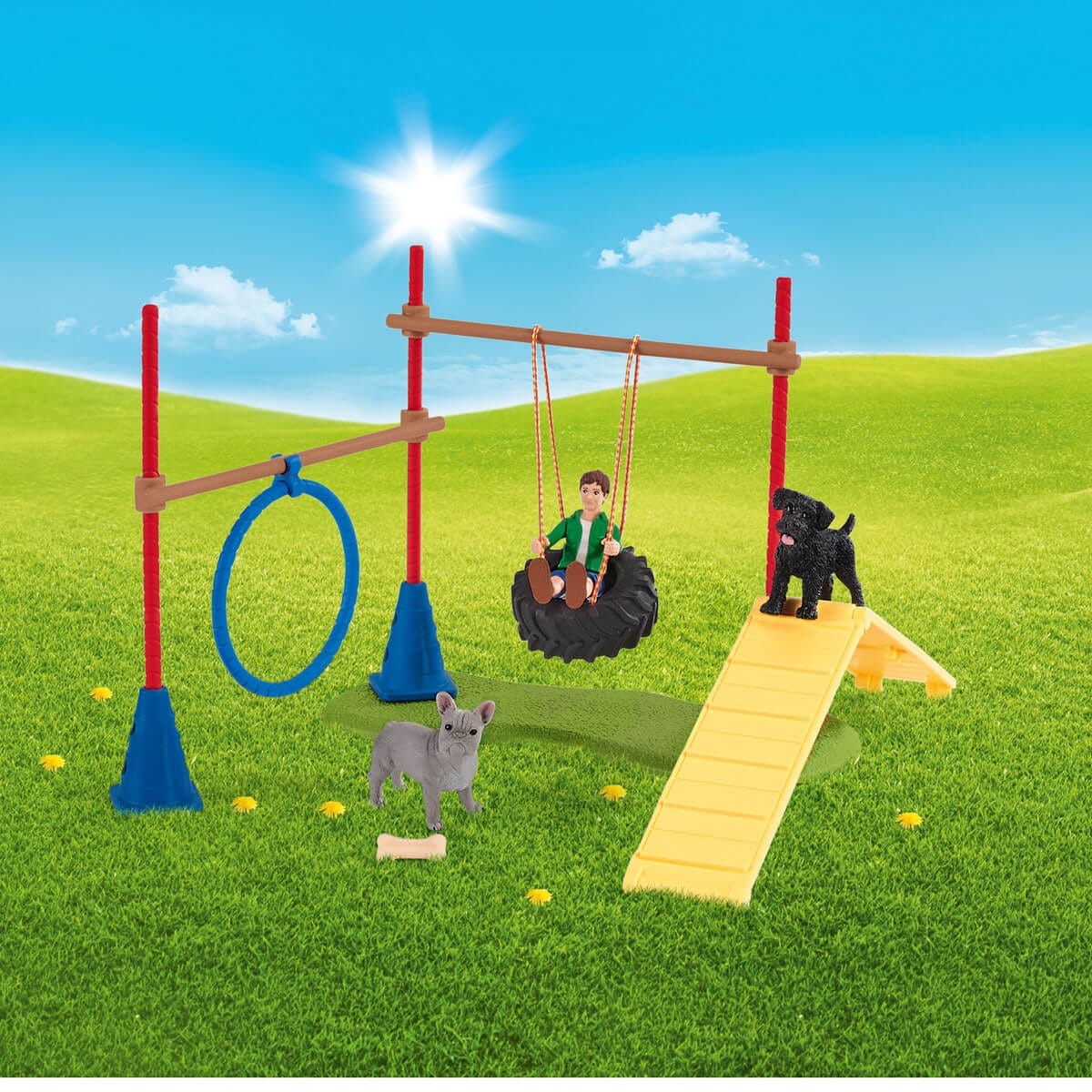 Schleich Farm World Puppy Agility Training