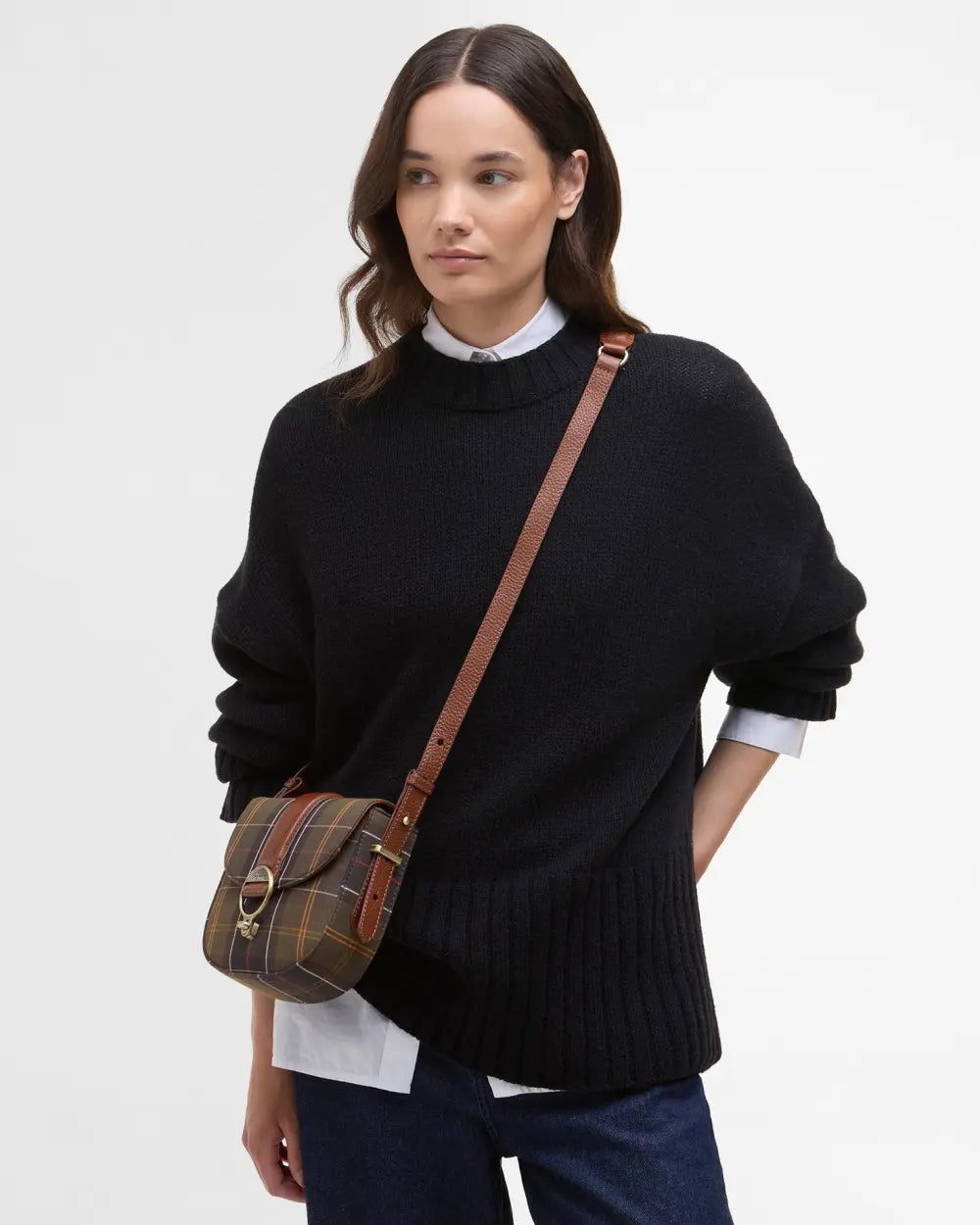 Barbour Elm Tartan Crossbody Bag