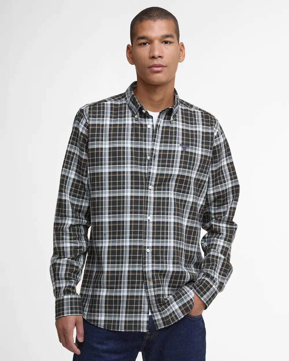 Barbour Men's Mosswood Tailored Long-Sleeved Shirt AW25