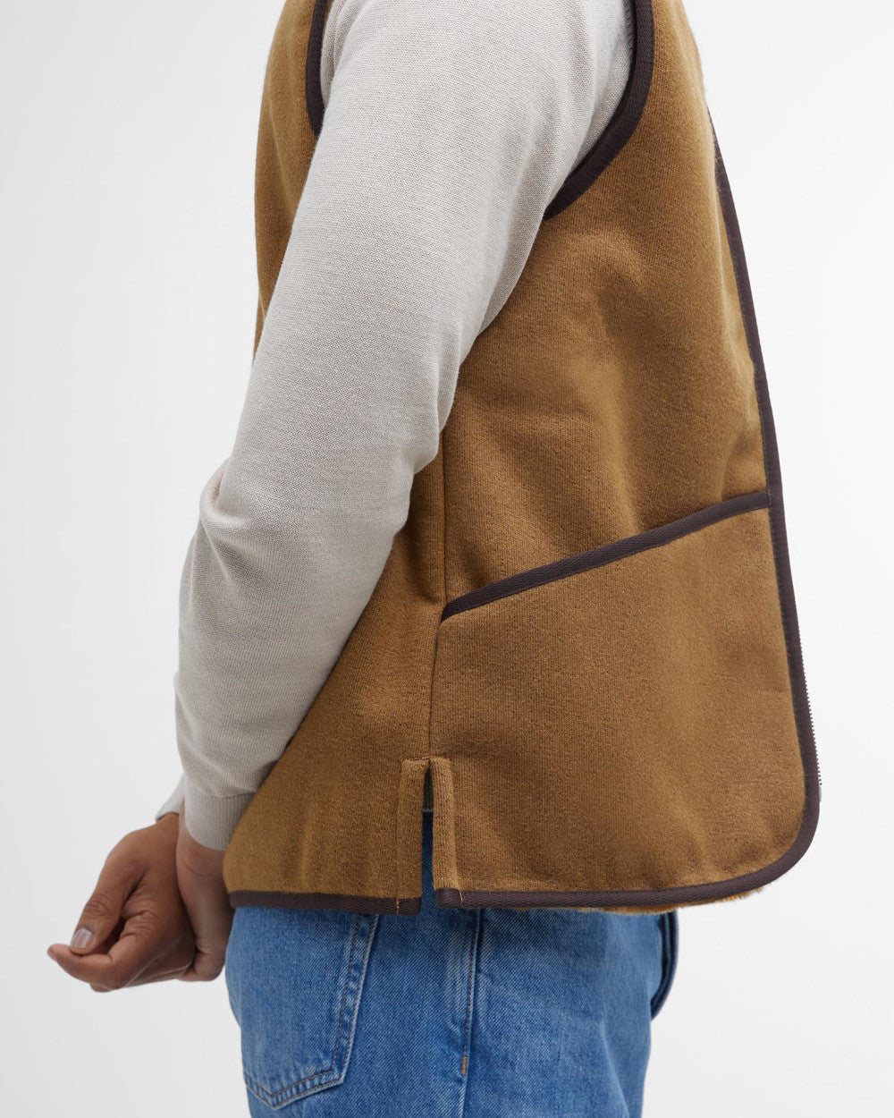 Barbour Warm Pile Waistcoat/Zip in Liner
