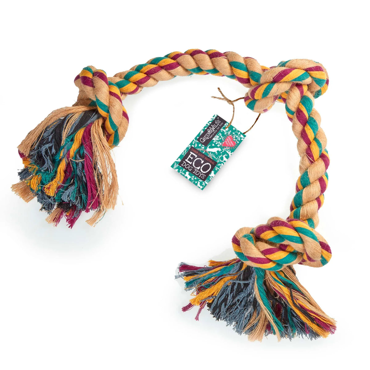 Green & Wild's Big Rope ECO Dog Toy