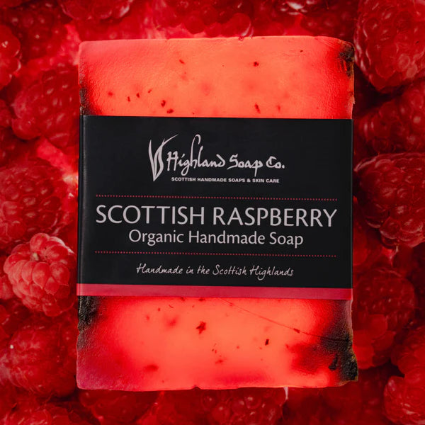 Highland Soap Co. Wild Scottish Raspberry Glycerine Soap (Old Style)