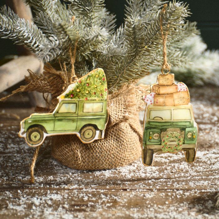 Langs 'Christmas On The Farm' Metal Landy Hanger
