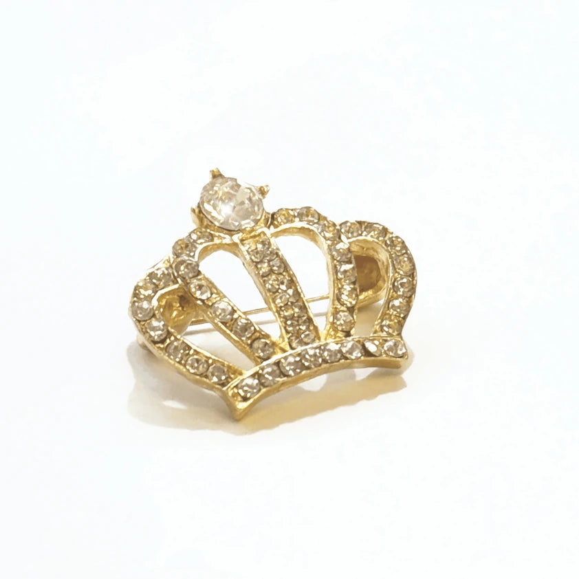 Equetech Crystal Crown Tie Pin