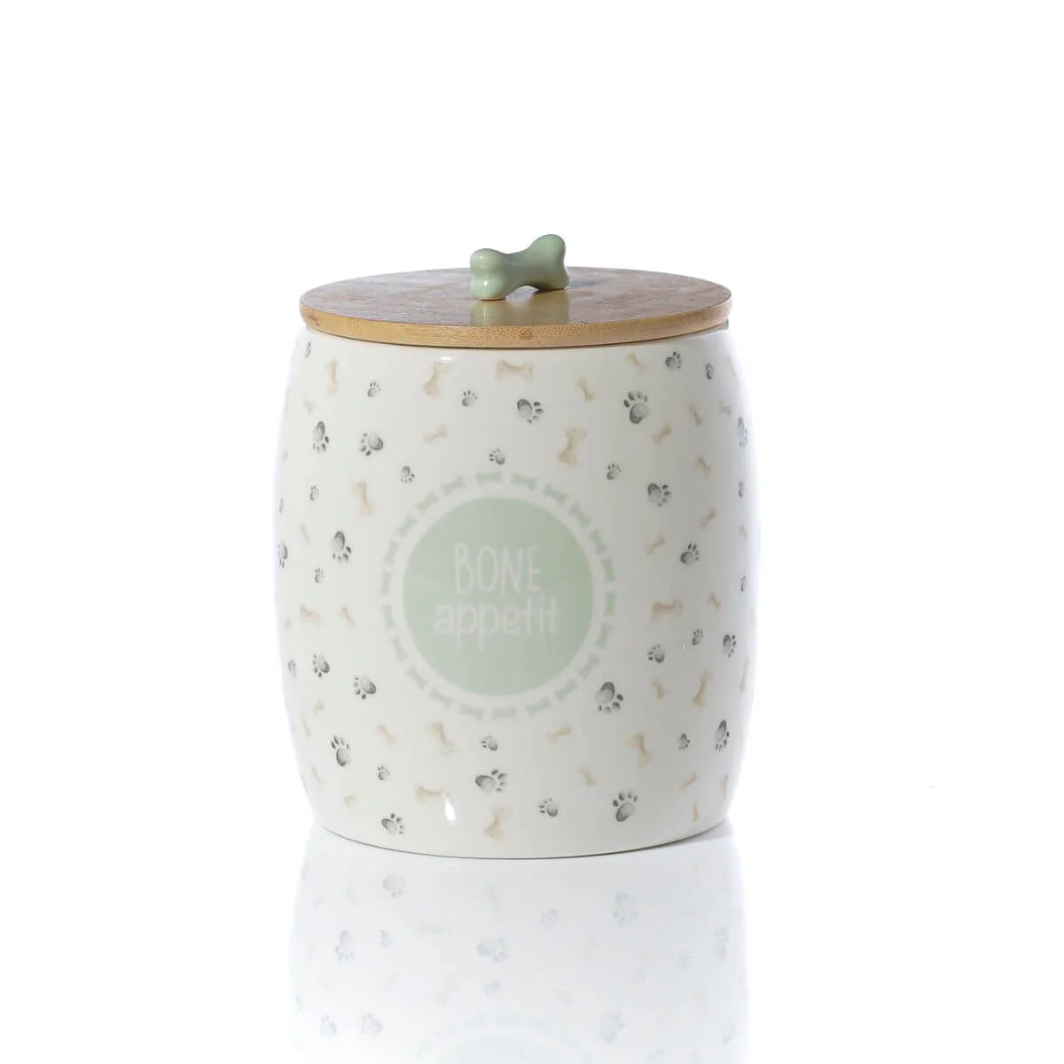 Langs 'Bone Appetit' Treat Sealed Jar with Bamboo Lid