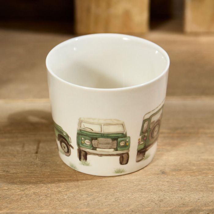 Langs 'I would rather be driving my Landy' Mug Stoneware