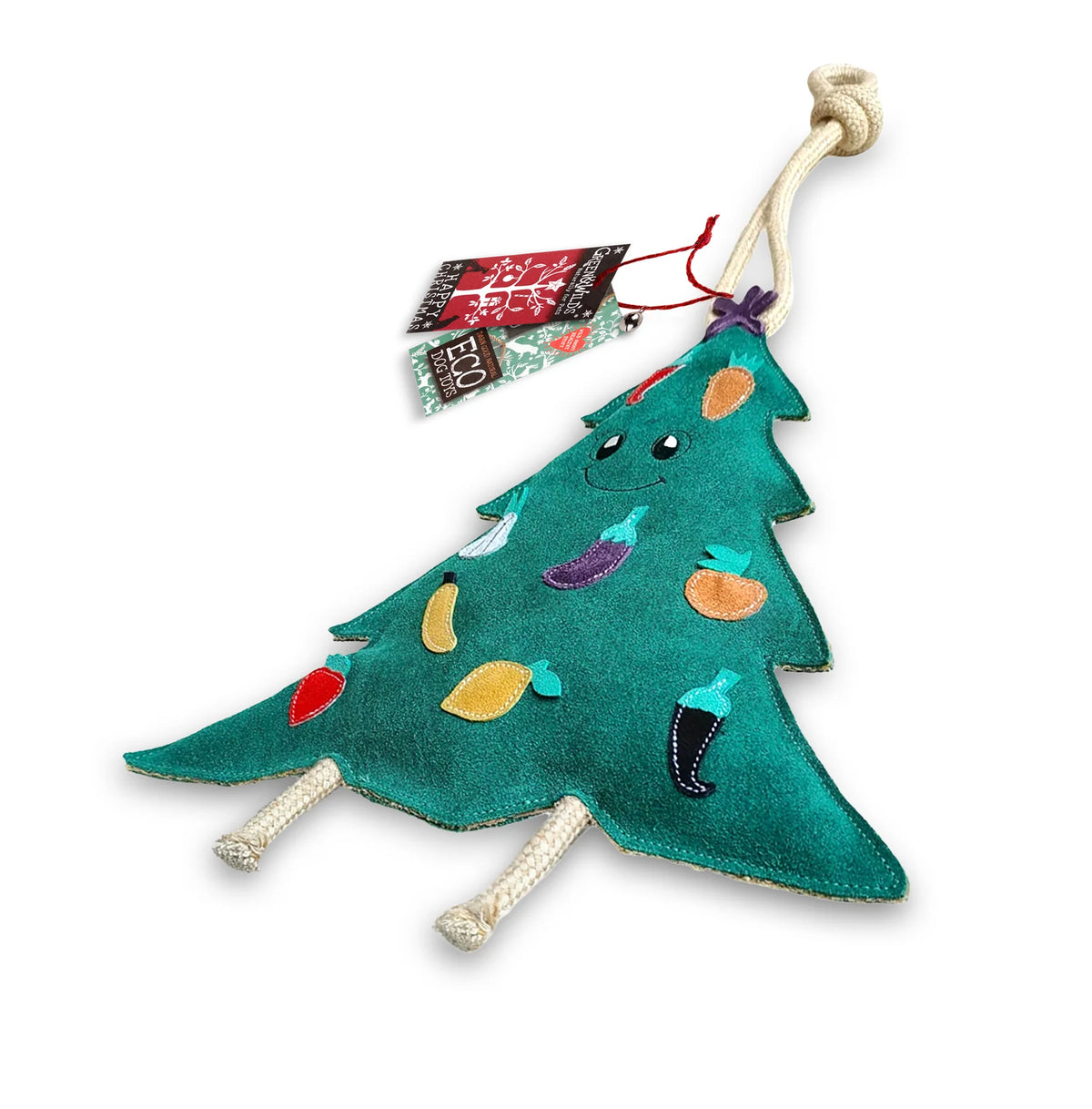 Green & Wild's Carol the Christmas Tree ECO Pet Toy