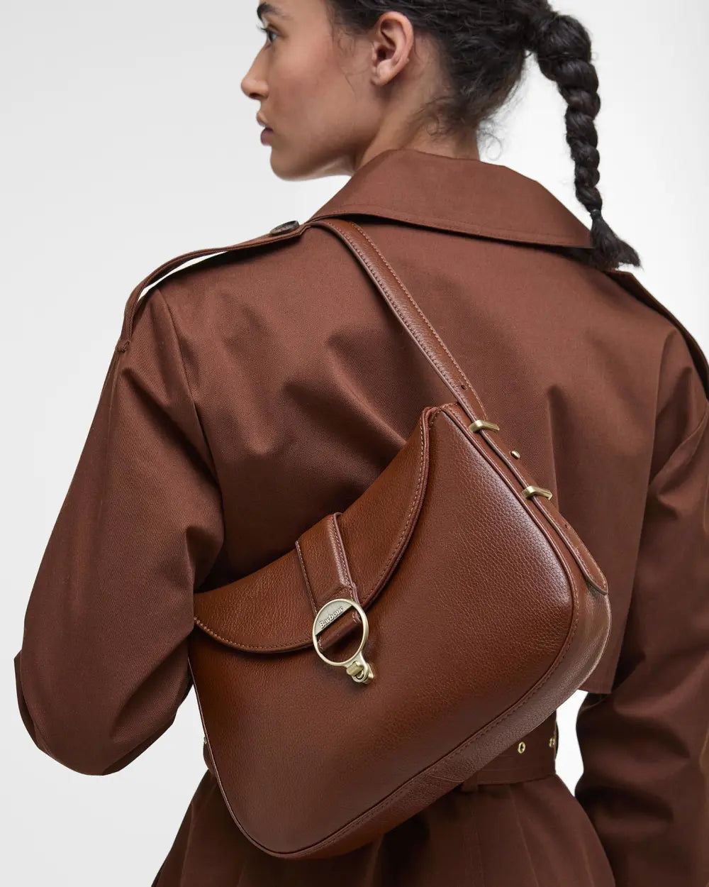 Barbour Alder Leather Shoulder Bag
