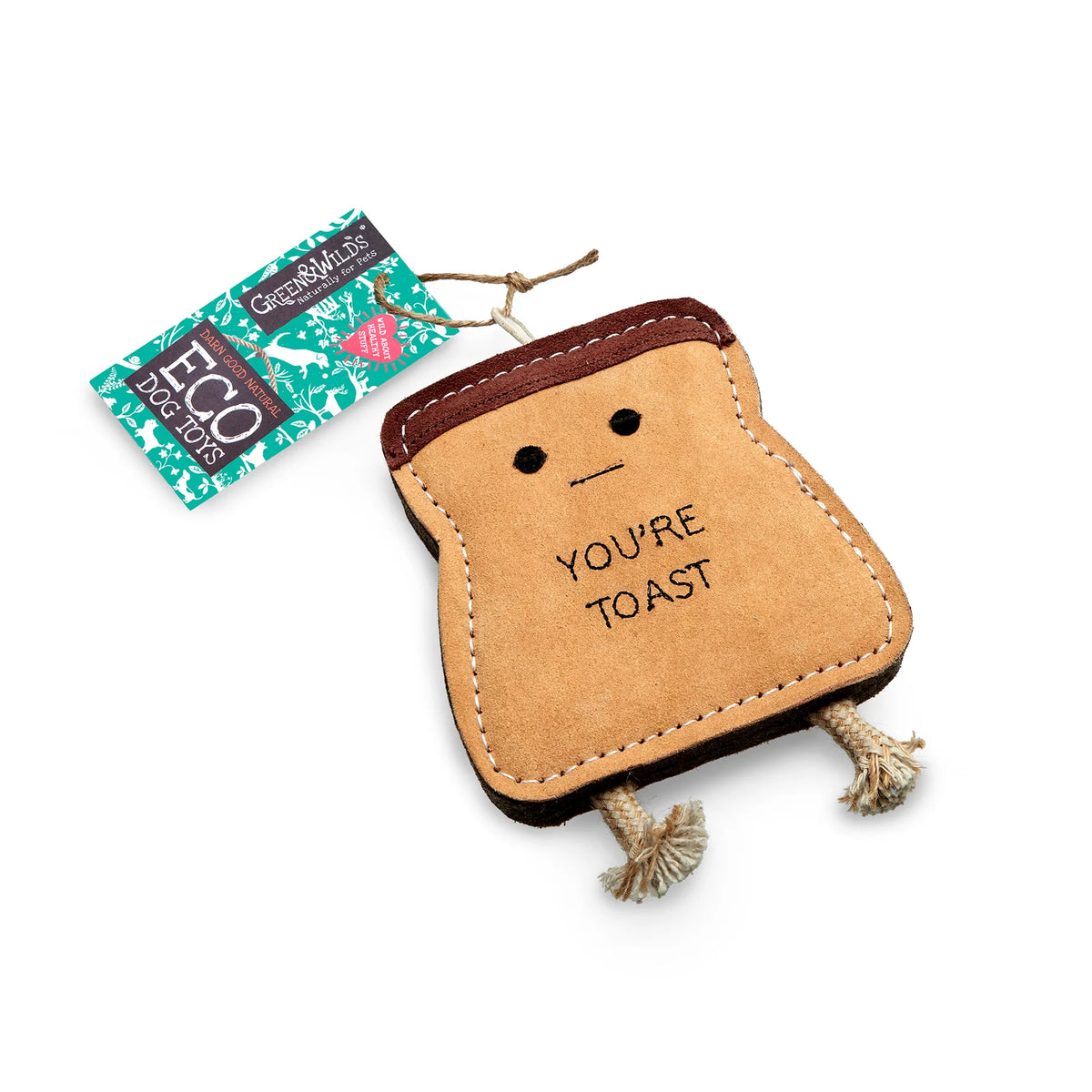 Green & Wild's 'You're Toast' ECO Dog Toy