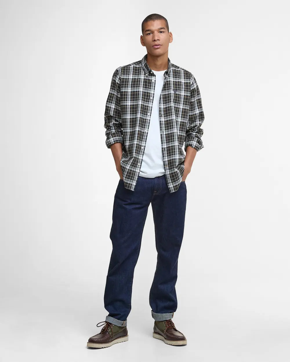 Barbour Men's Mosswood Tailored Long-Sleeved Shirt AW25