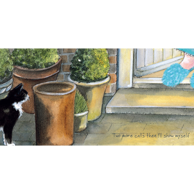 The Little Dog Laughed - Mutts & Moggies Greeting Cards - DL