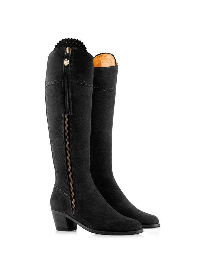 Fairfax & Favor Suede Heeled Regina - Sport Fit