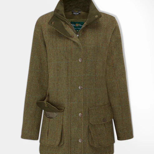 Alan Paine Women's Rutland Tweed Waterproof Shooting Coat