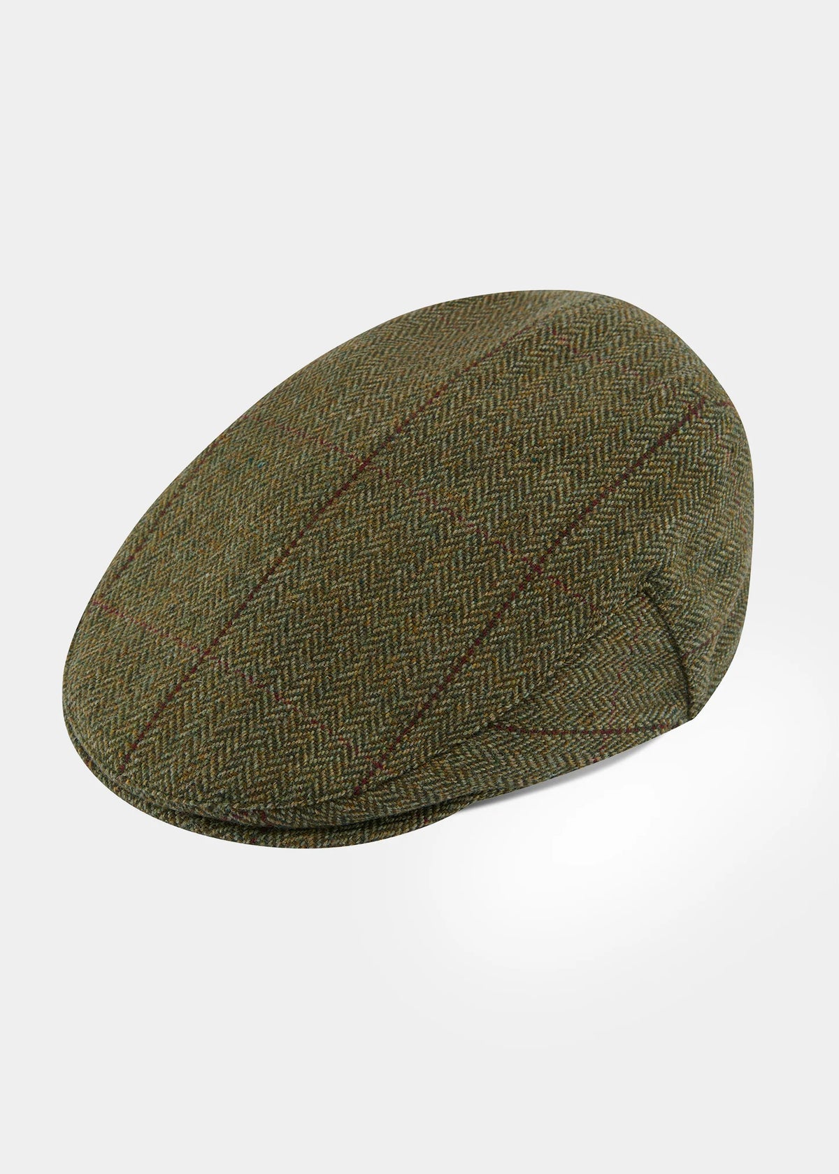 Alan Paine Men's Rutland Waterproof Tweed Flat Cap