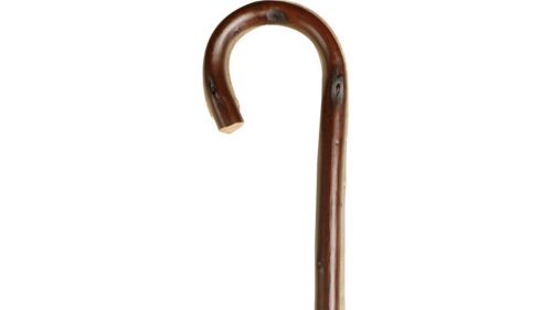 Natural Chestnut Crook Handle Stick