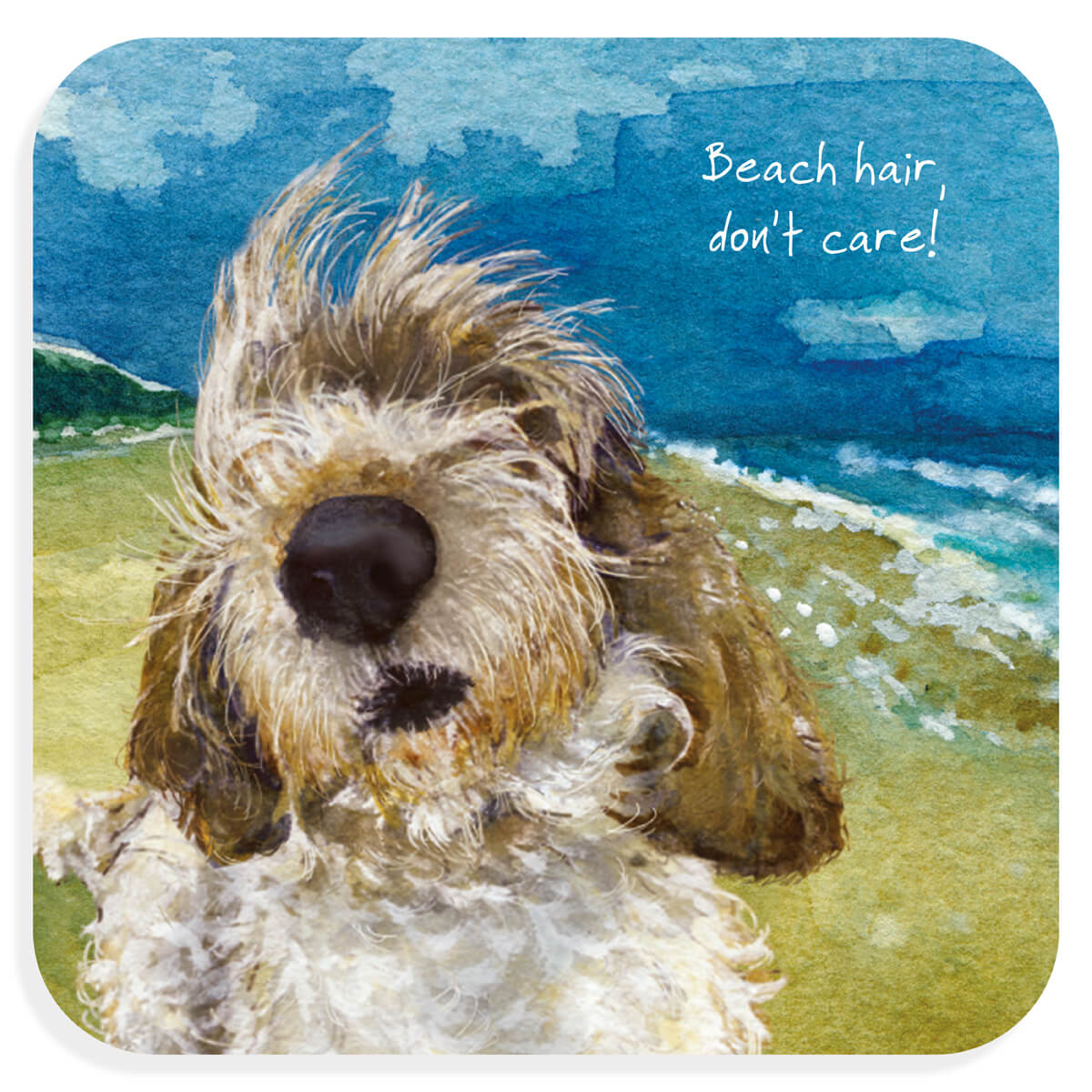 The Little Dog Laughed Coaster