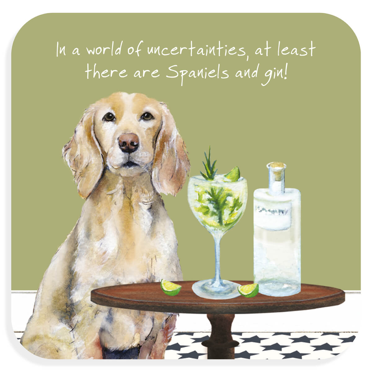 The Little Dog Laughed Coaster