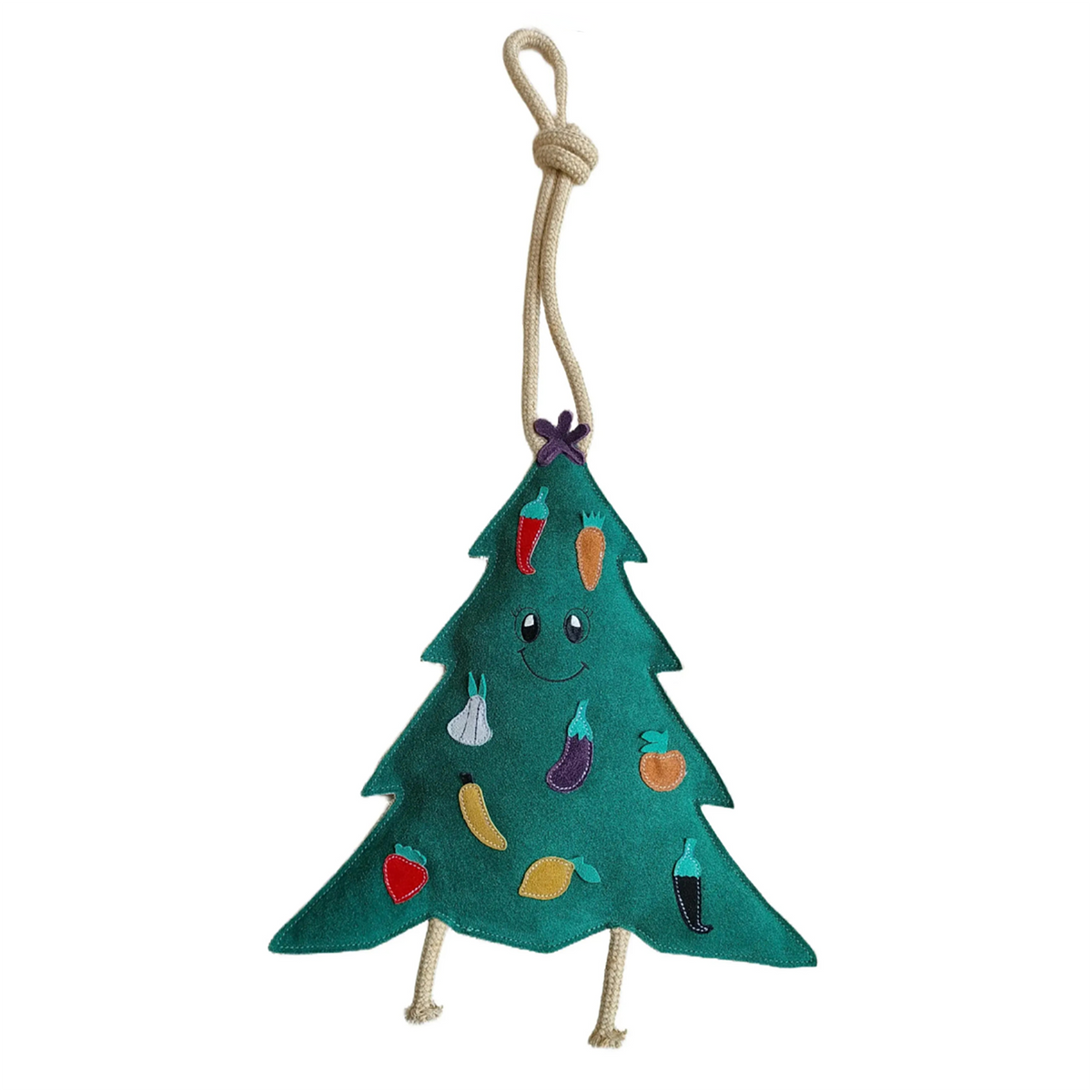 Green & Wild's Carol the Christmas Tree ECO Pet Toy