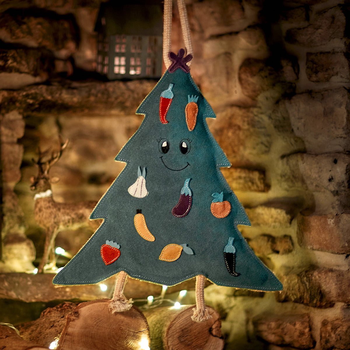 Green & Wild's Carol the Christmas Tree ECO Pet Toy