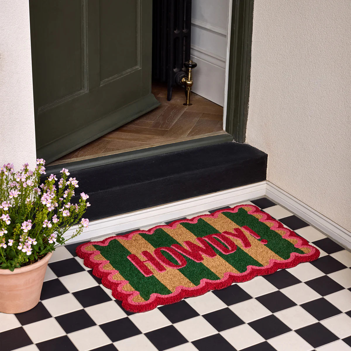 My Mat Howdy Coir Doormat