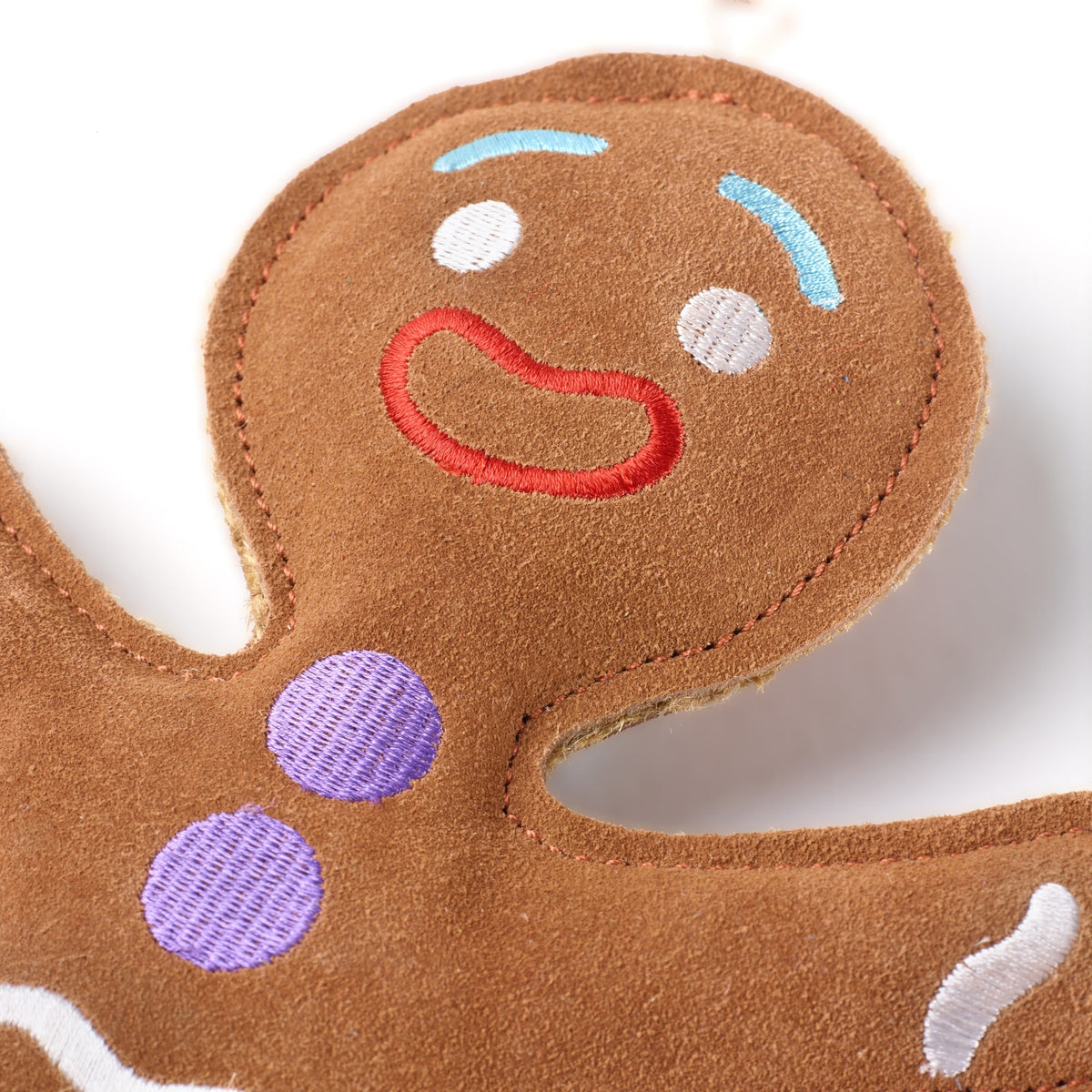Green & Wilds Jean Genie the Gingerbread Christmas ECO Dog Toy