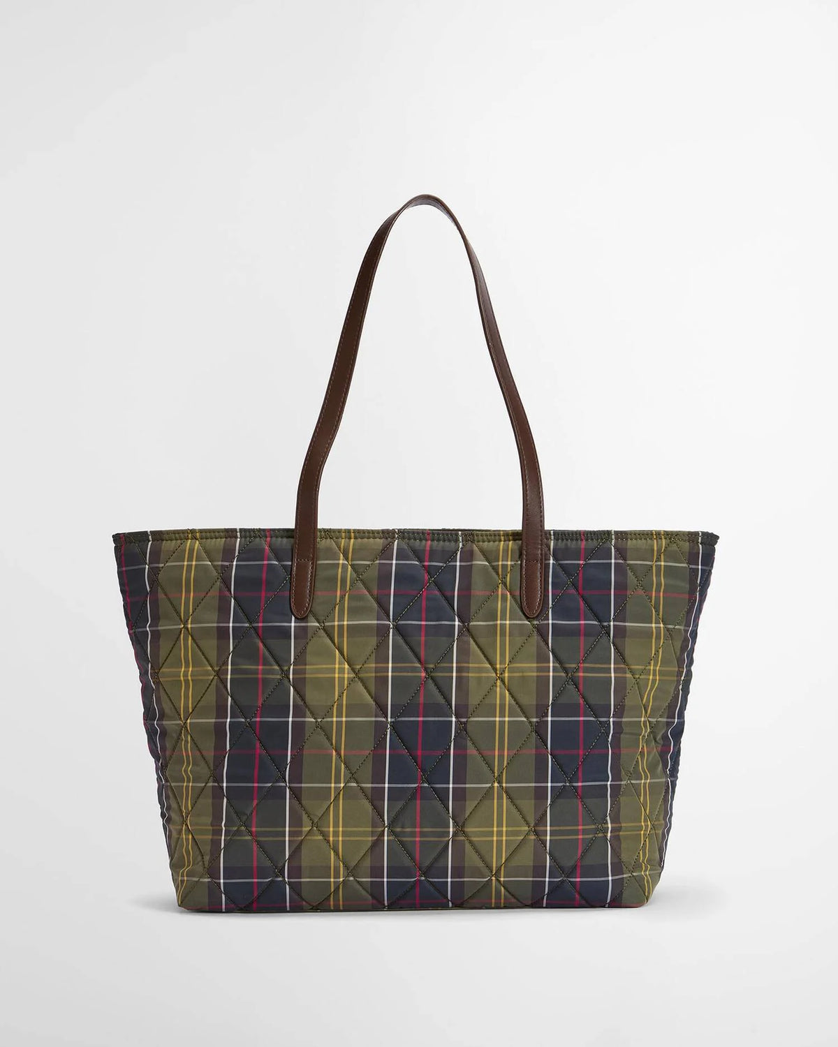Barbour Wetherham Quilted Tartan Tote Bag