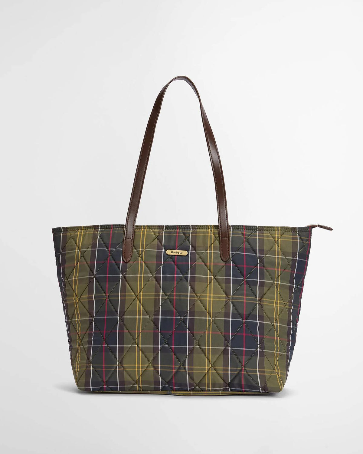 Barbour Wetherham Quilted Tartan Tote Bag