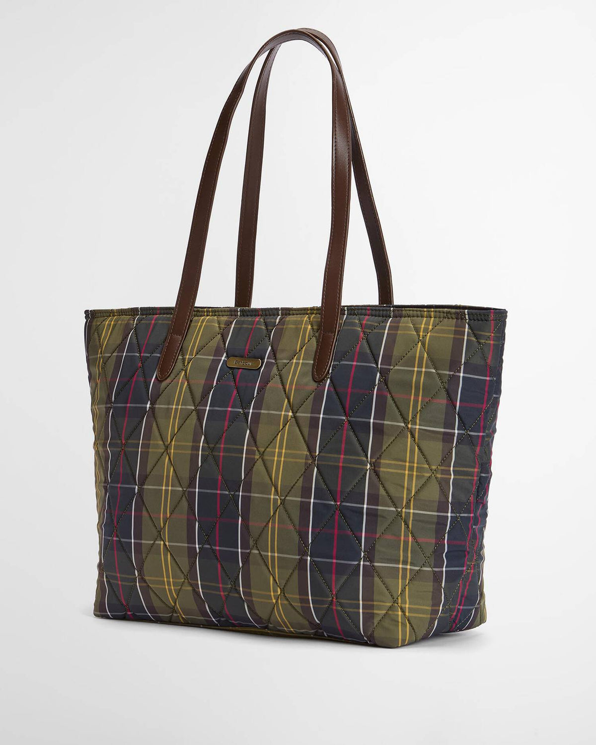 Barbour Wetherham Quilted Tartan Tote Bag