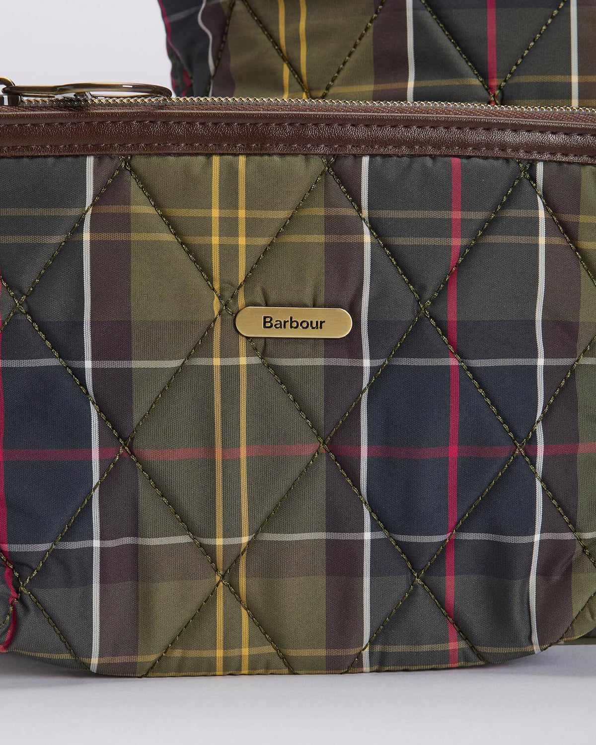 Barbour Wetherham Quilted Tartan Tote Bag
