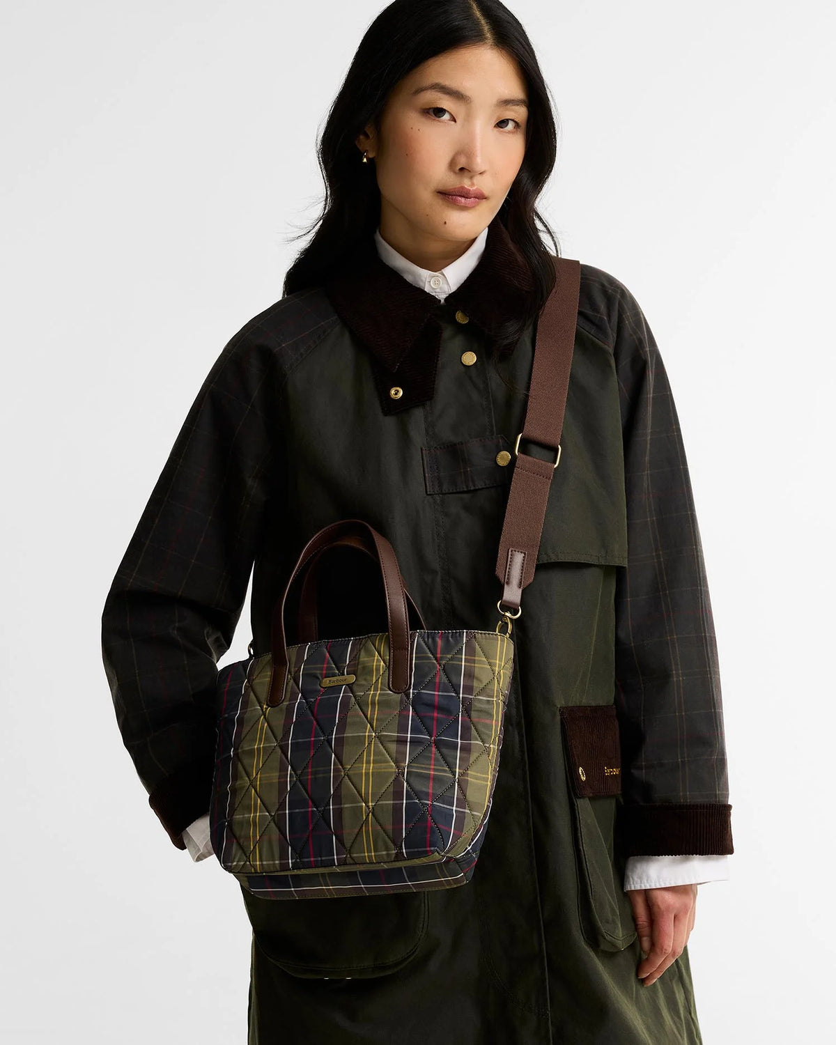 Barbour Quilted Mini Tote Bag