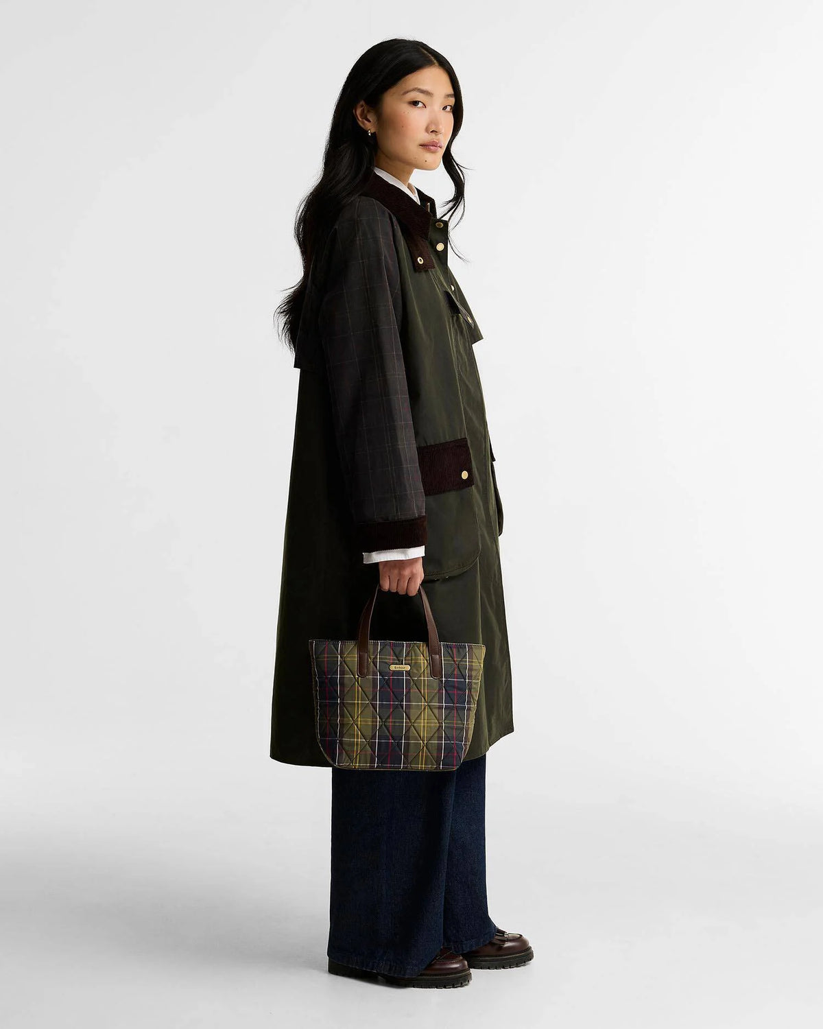 Barbour Quilted Mini Tote Bag