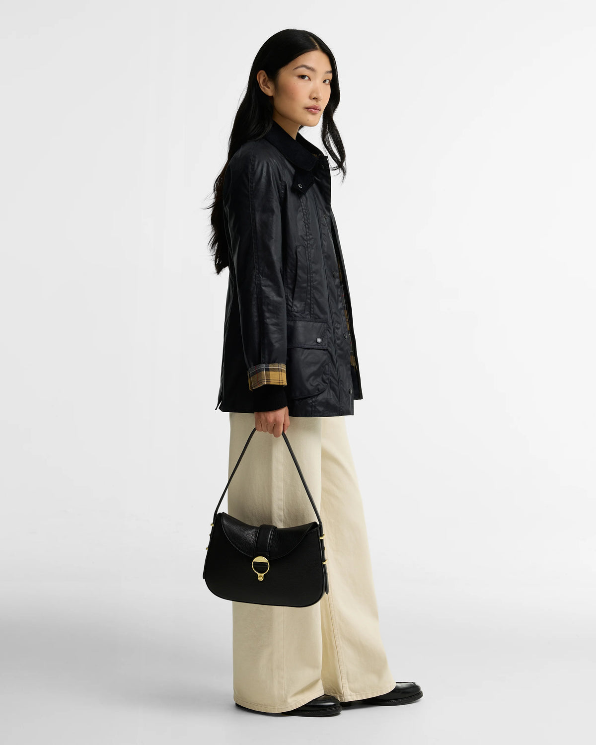 Barbour Alder Leather Shoulder Bag