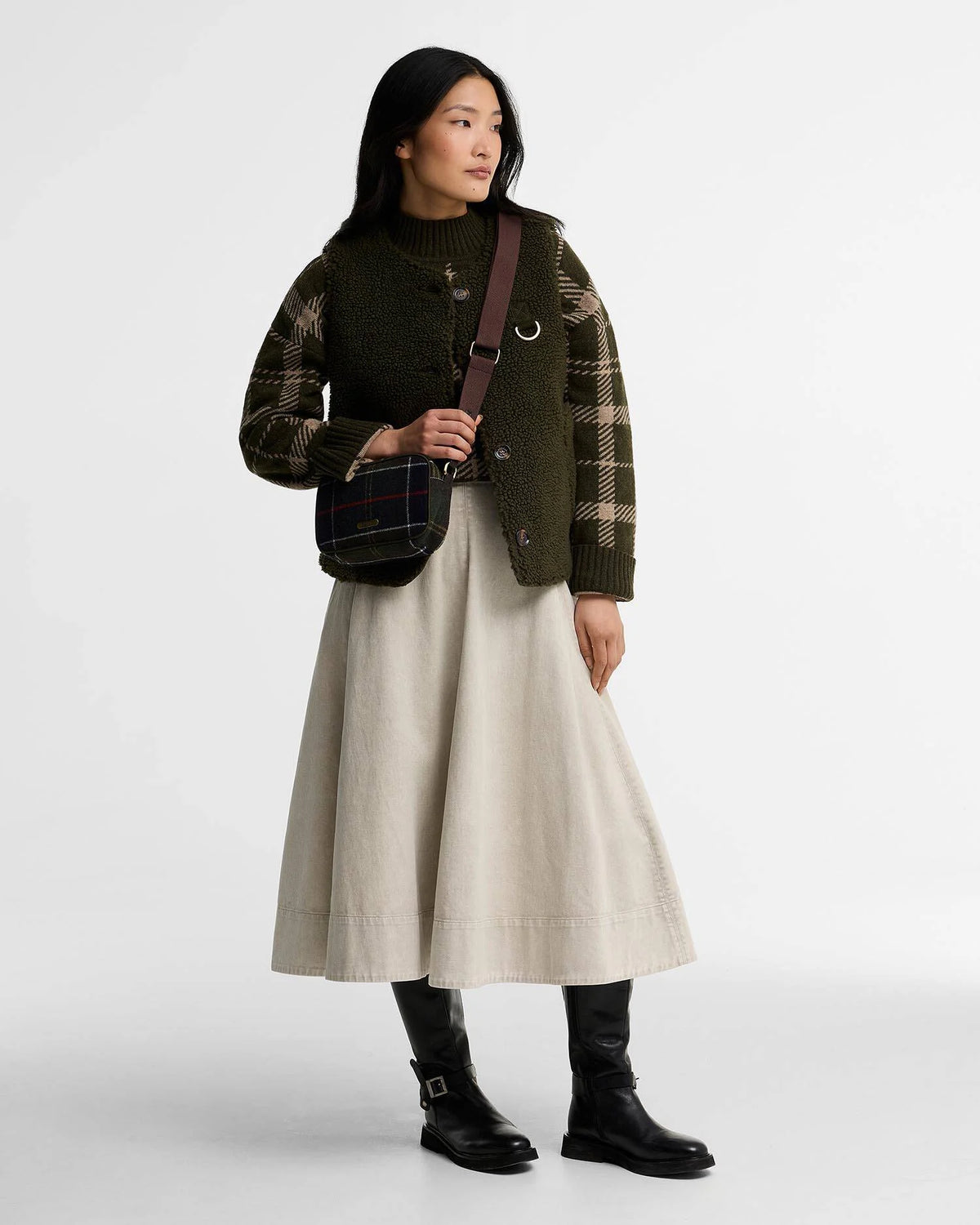 Barbour Contine Tartan Mini Crossbody