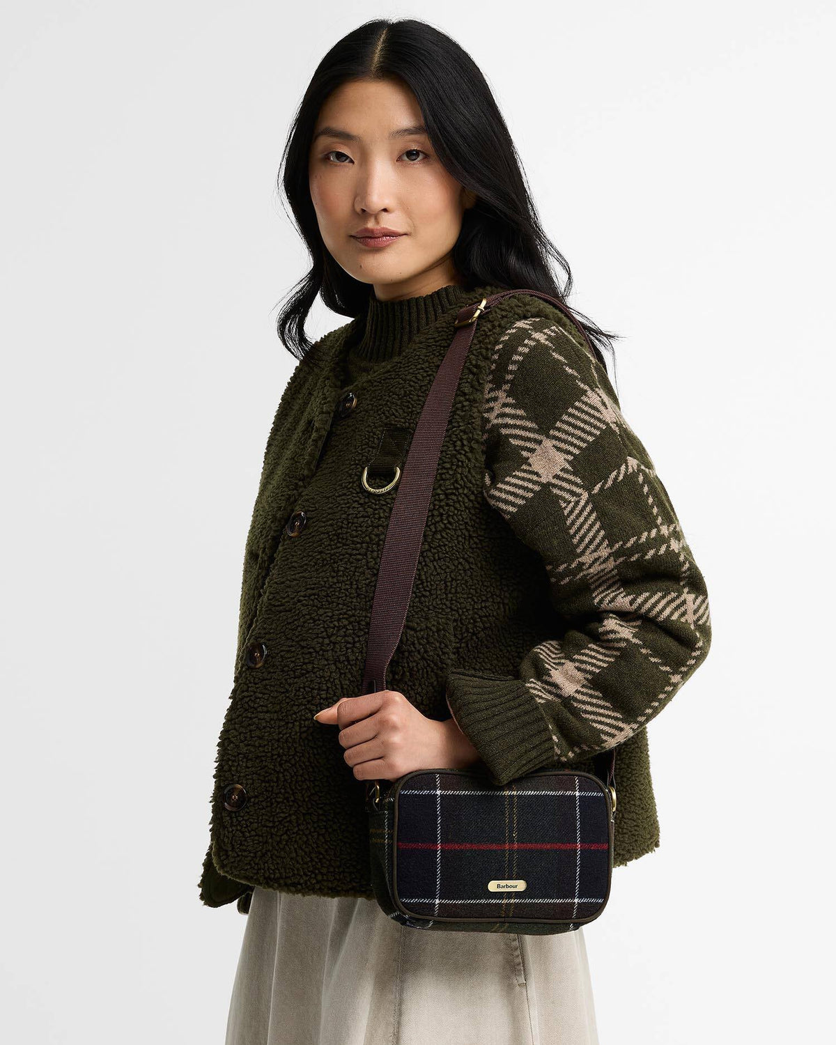 Barbour Contine Tartan Mini Crossbody