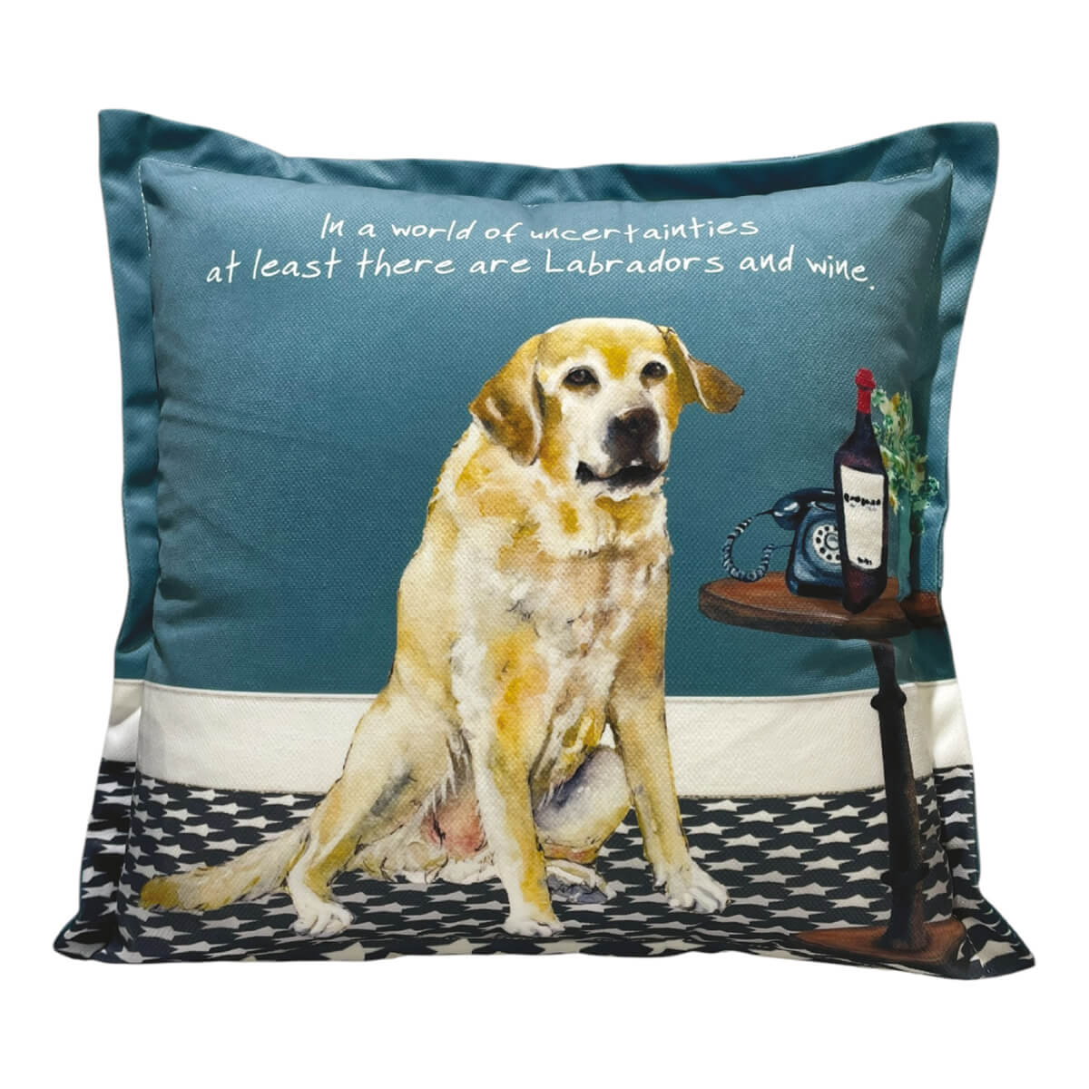 The Little Dog Laughed - Cushion