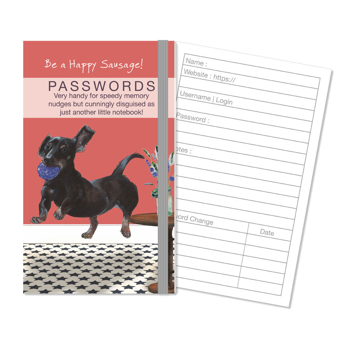 The Little Dog Laughed Password Notebook