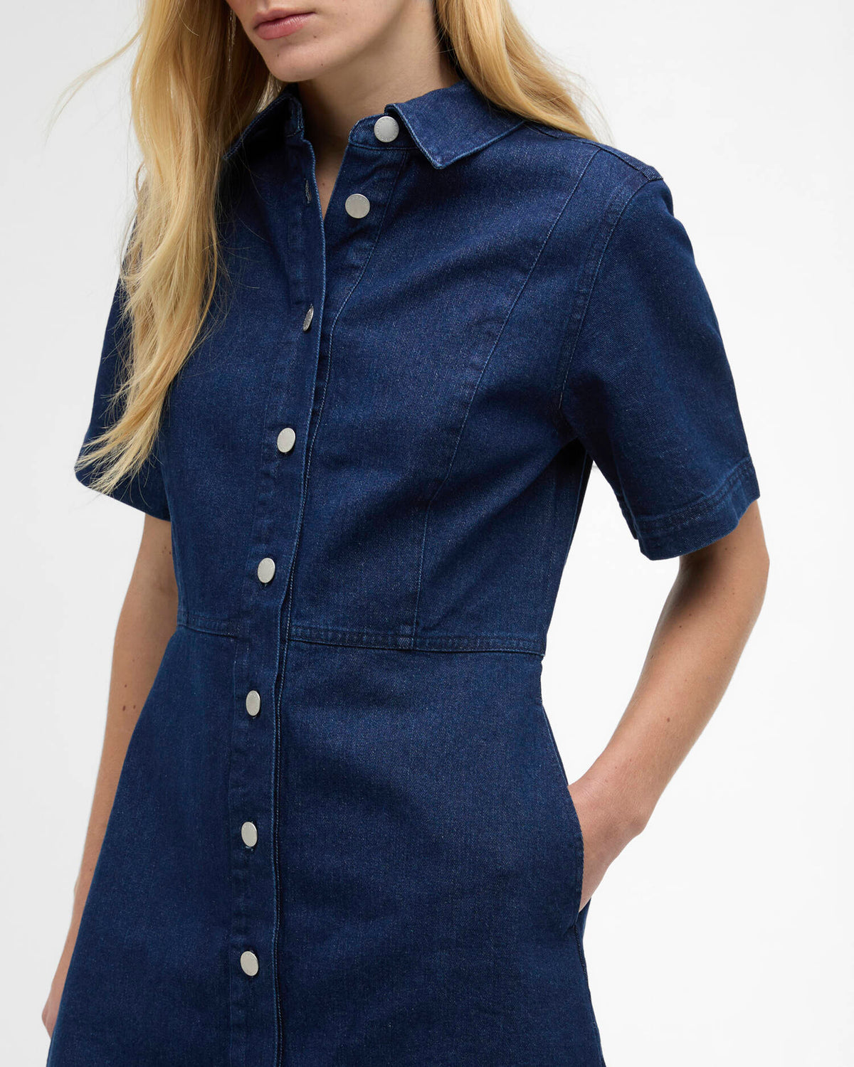 Barbour Women's Maia Denim Mini Dress SS26