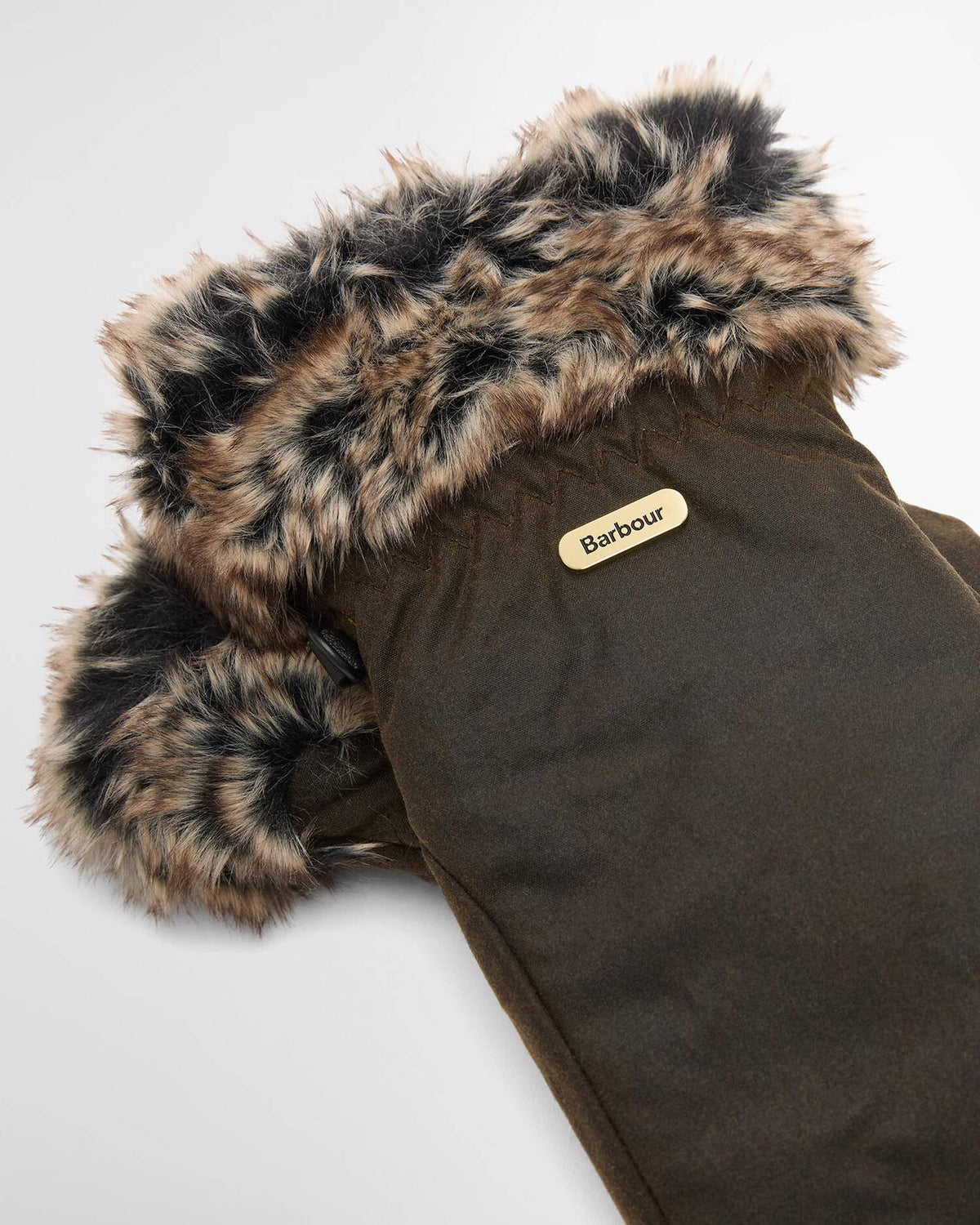 Barbour Women's Fur Trim Mitt
