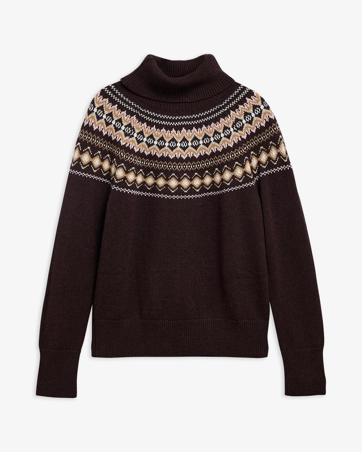 Barbour Women's Darwen Fairisle Rollneck Jumper AW26