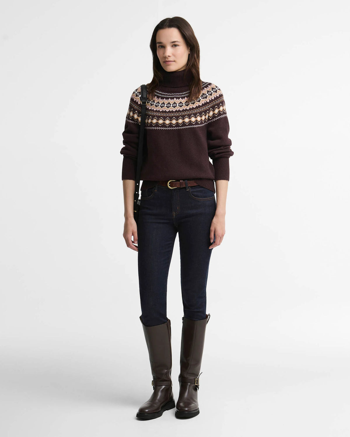 Barbour Women's Darwen Fairisle Rollneck Jumper AW26