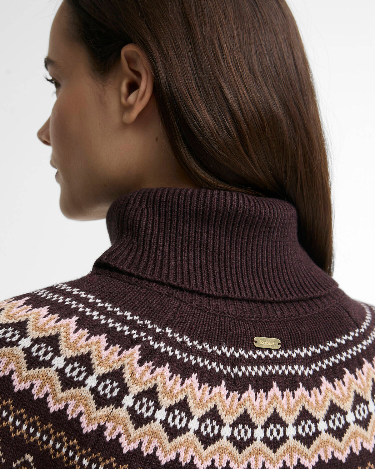 Barbour Women's Darwen Fairisle Rollneck Jumper AW26