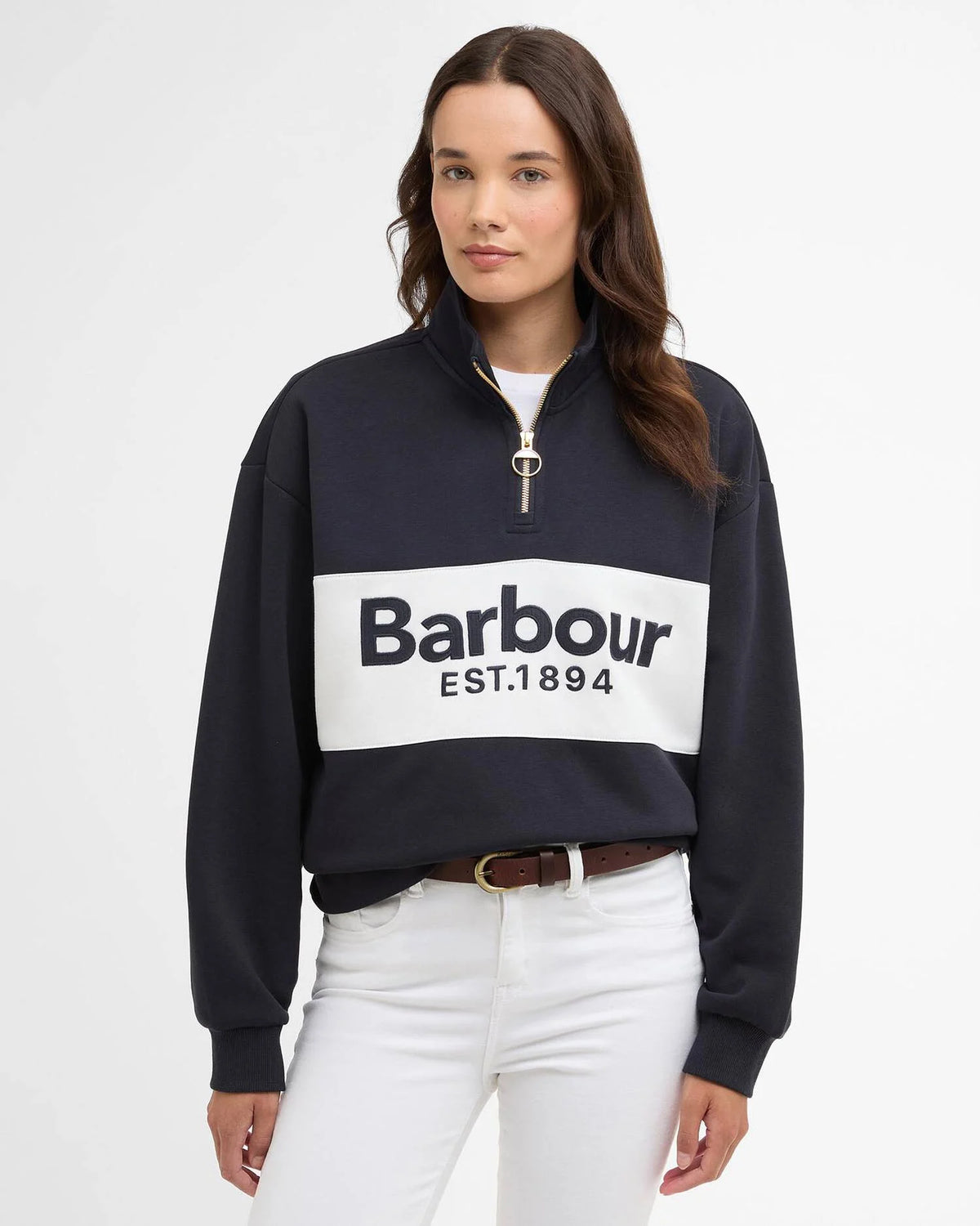 Barbour Women's Zaria 1/2 Zip Sweatshirt SS26