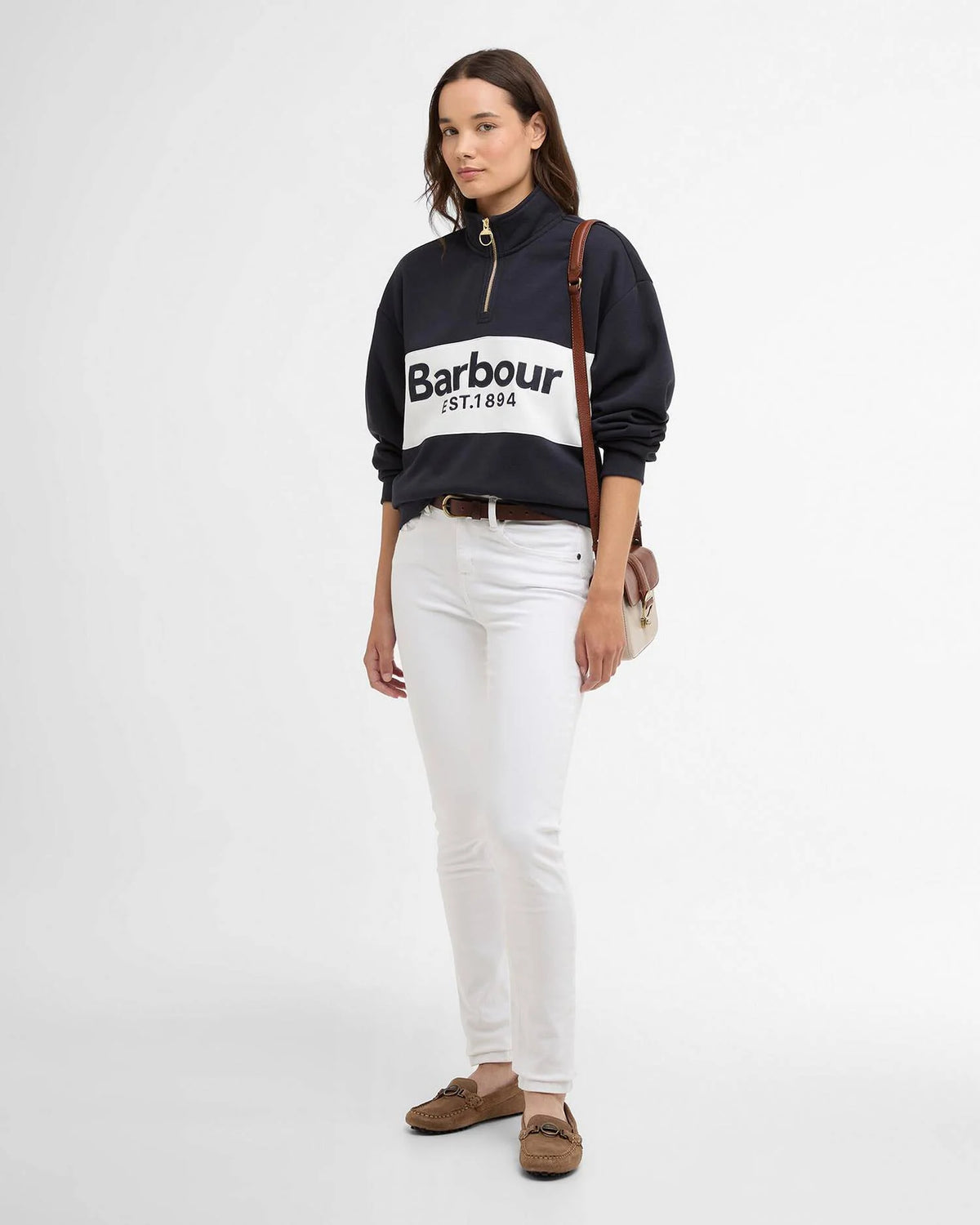 Barbour Women's Zaria 1/2 Zip Sweatshirt SS26
