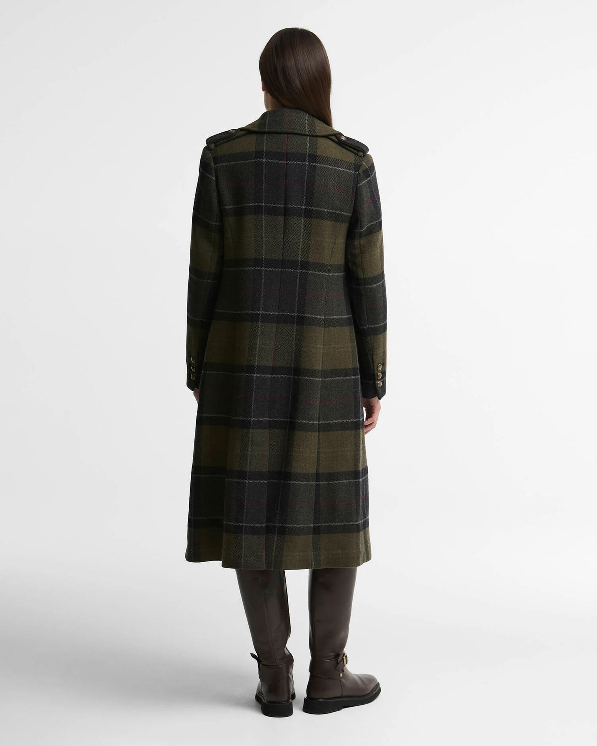 Barbour Women's Cottesmore Checked Wool Coat AW26